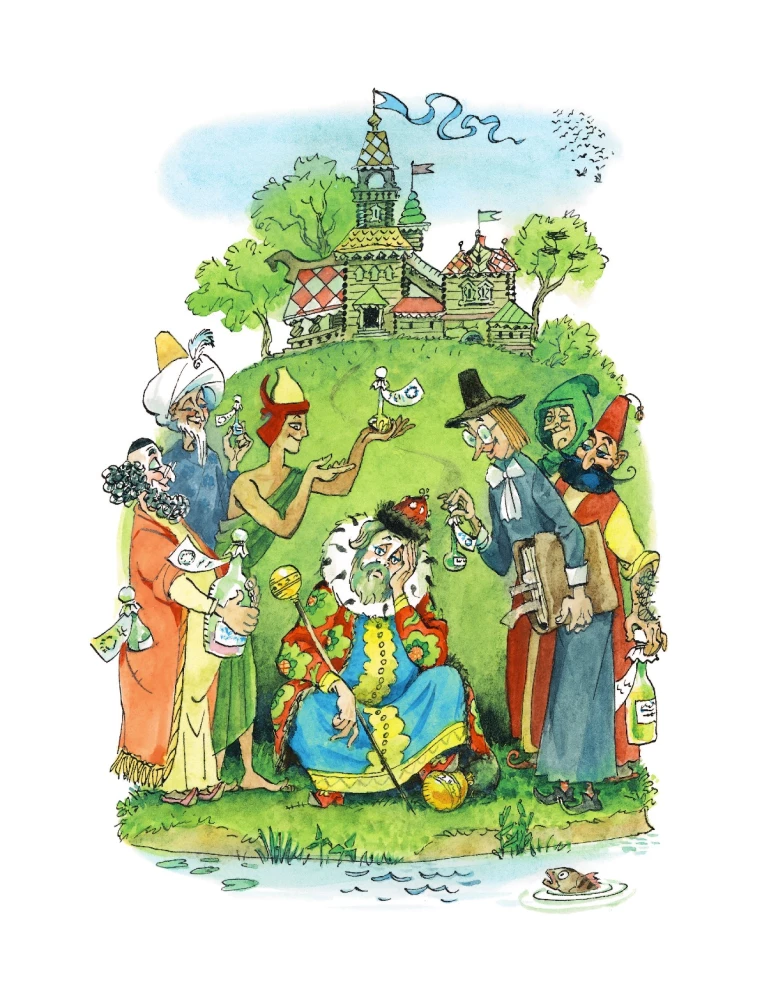 Bowa-korolewicz. Bajki, byliny, bogatyrzyny. Ilustracje A. Jelisiejeva