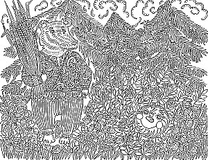 Любимая сказка. Прятки, загадки и раскраски