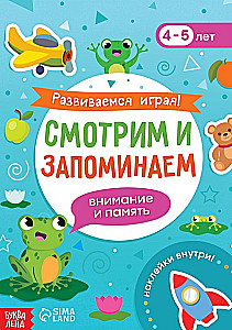 Развиваемся играя! Смотрим и запоминаем