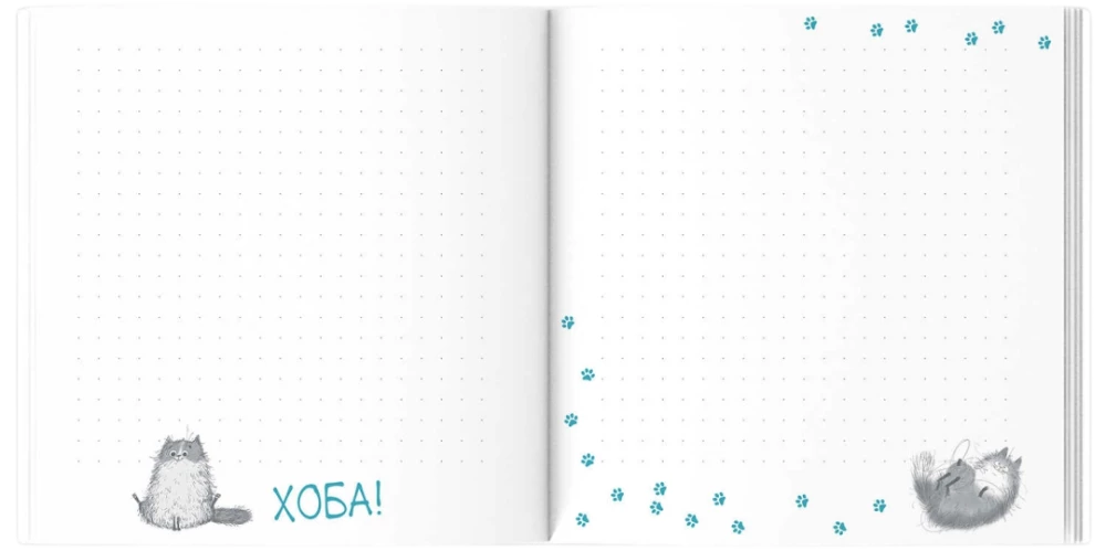 Notebook - Tired Panda (grid)