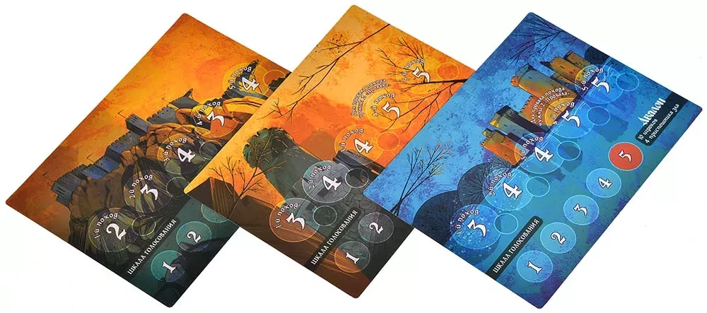 Brettspiel - Avalon. Erweiterte Edition