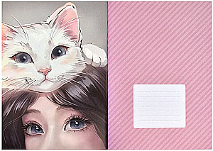 Notizbuch A5 - Katzenzärtlichkeiten (kariert)