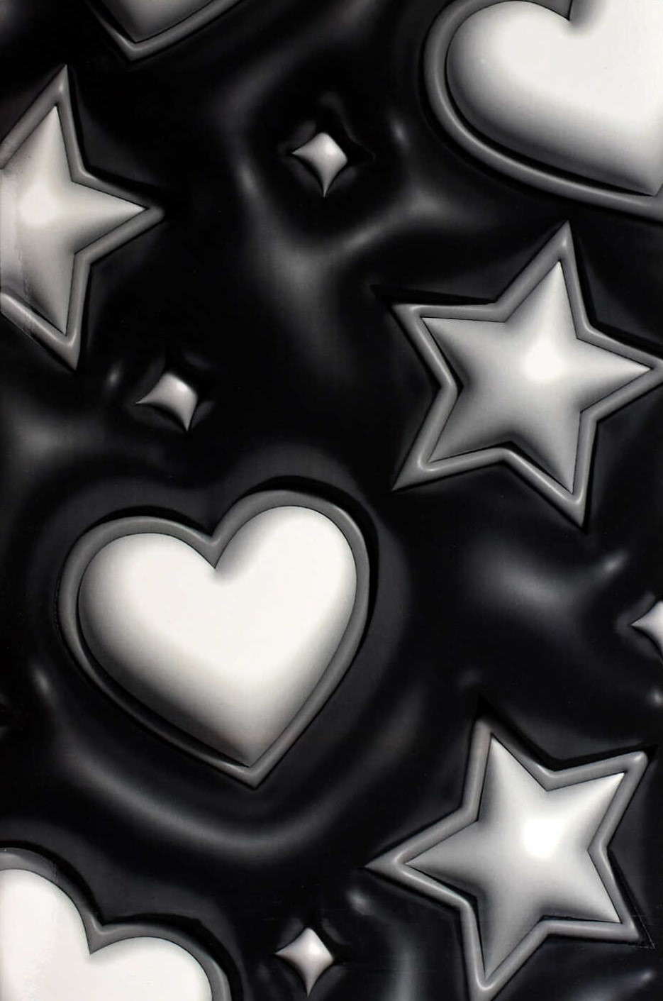 Notatnik A5 - Serduszka i gwiazdy (kratka)