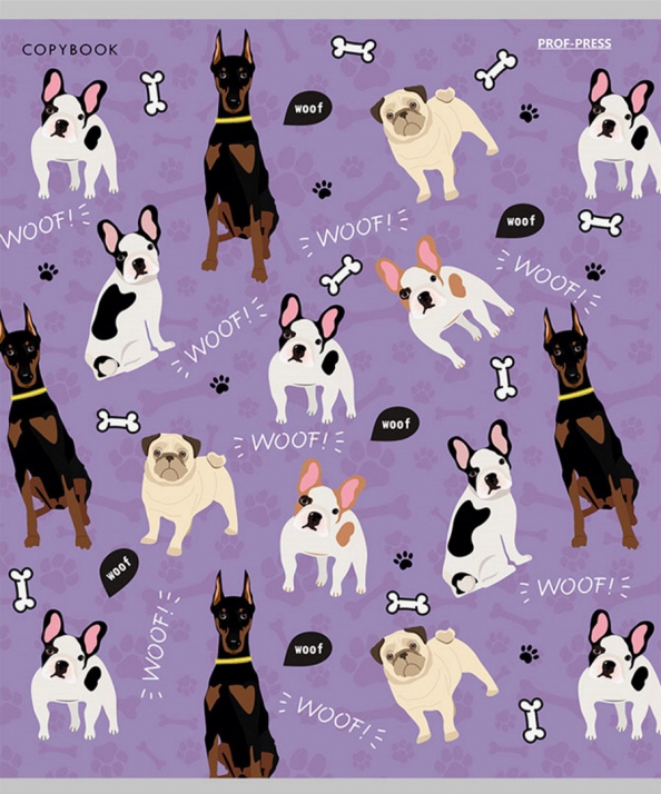 A5 piezīmju grāmata - Kaķīši un suņi-1 (līnija)