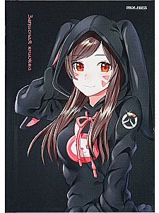 Notas A6 - Dziewczyna-anime (kratka)