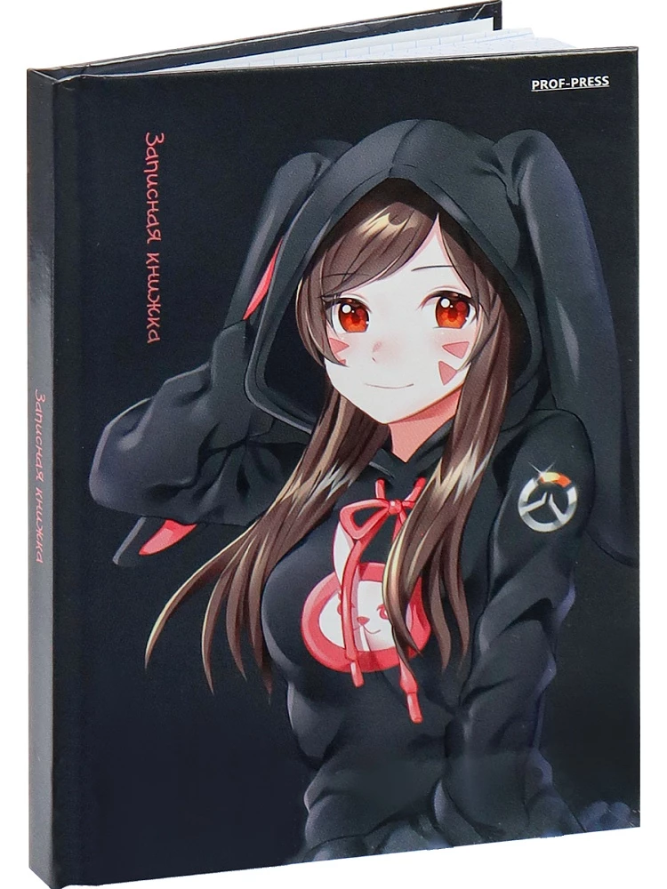 Notas A6 - Dziewczyna-anime (kratka)