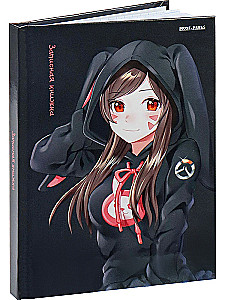 Notas A6 - Dziewczyna-anime (kratka)