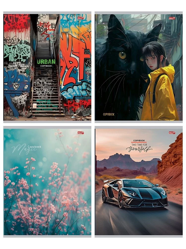 Notebook A5 - Mix (grid)