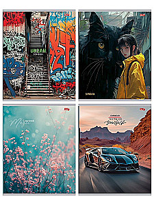 Notebook A5 - Mix (grid)