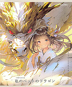 Notebook - Girl and Dragon, A5, 48 sheets, grid, assorted