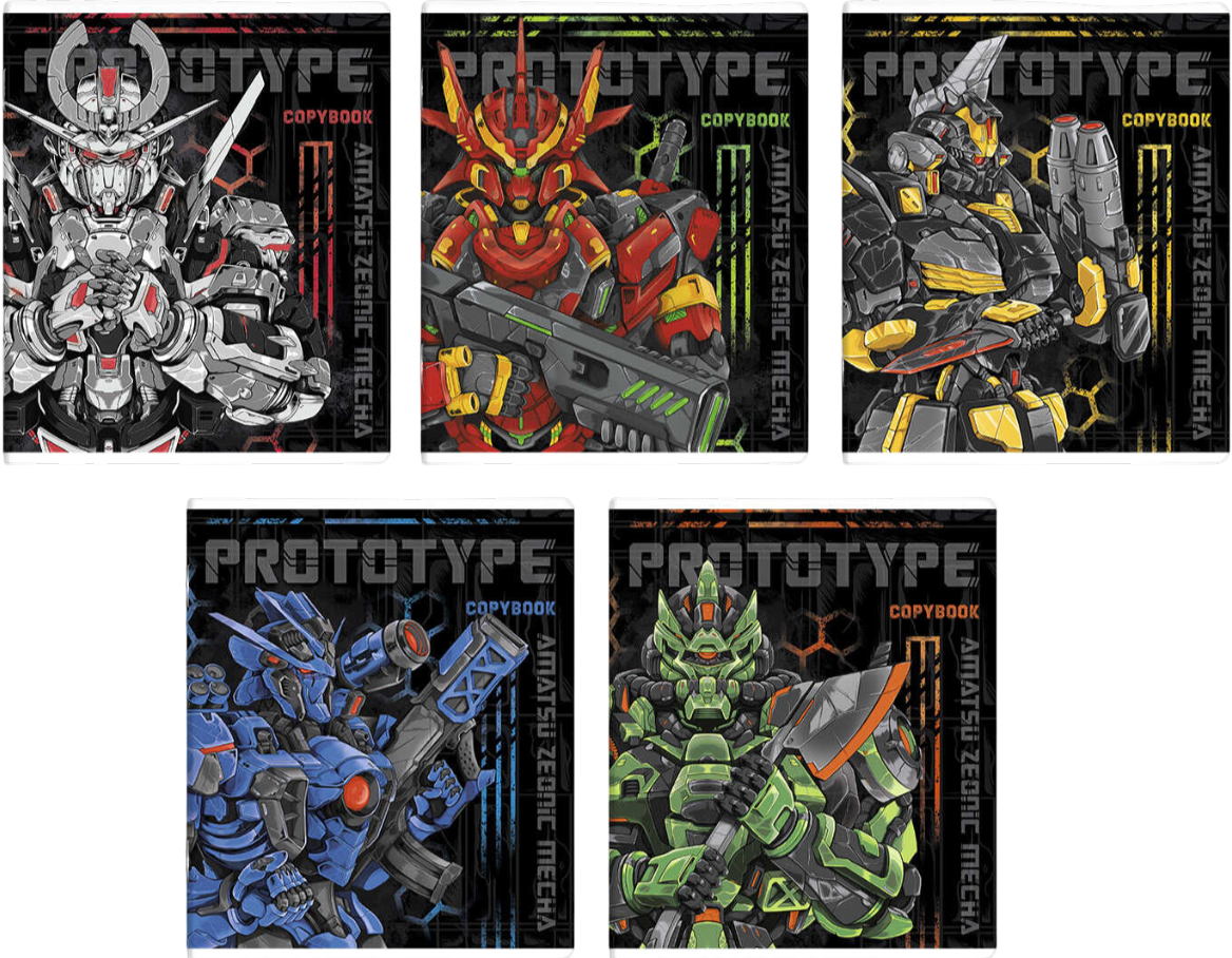 Notatnik A5+ - Roboty (kratka)