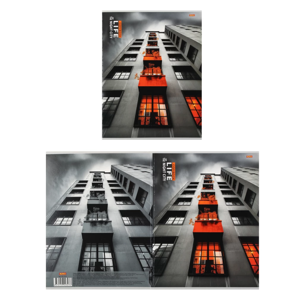 Notizbuch A4 - Architektur und Natur (kariert)