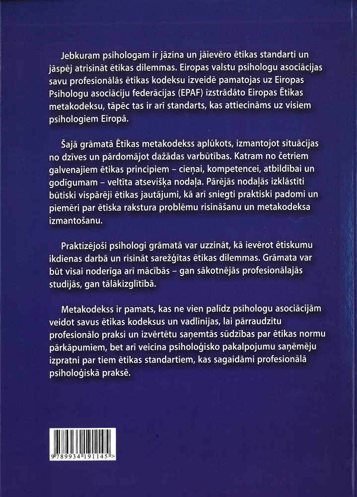 European Psychologists' Ethics