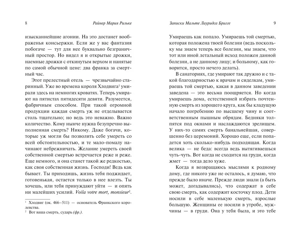 Notes of Malte Laurids Brigge