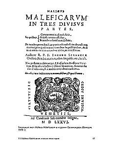 Inquisition, Heresy and Witchcraft. The Witch Hammer