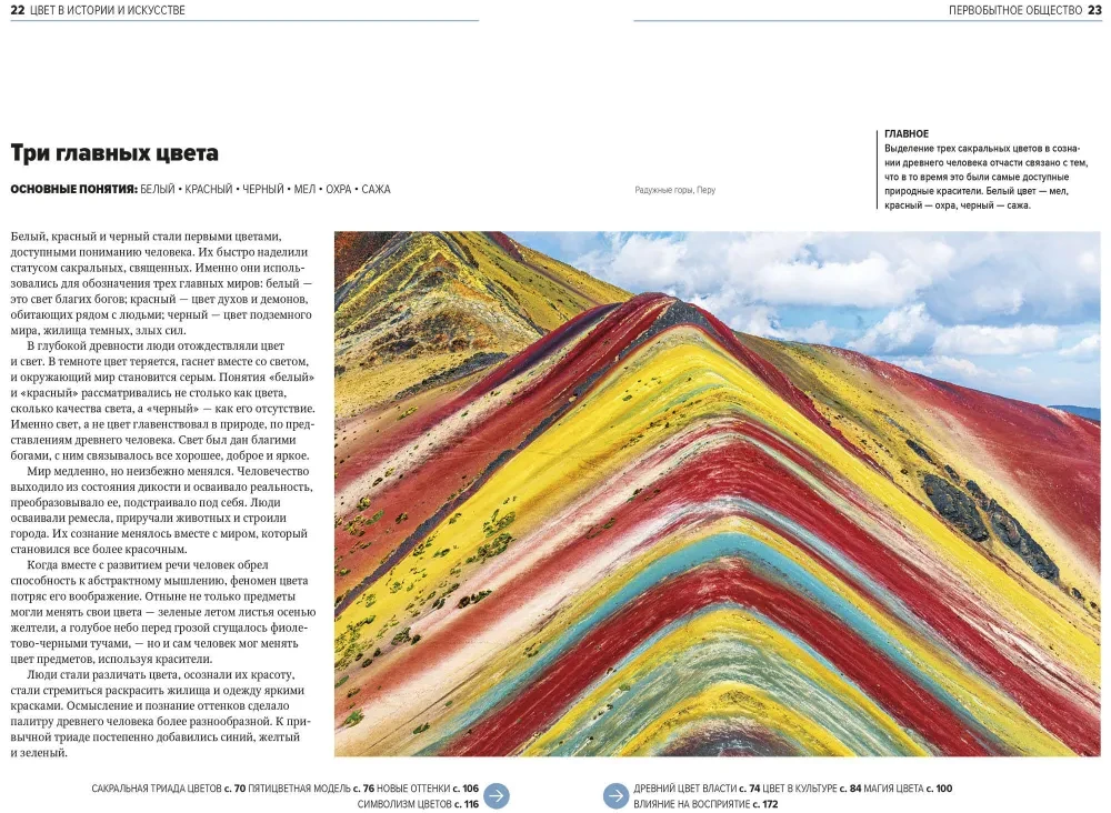 Galvenais krāsas vēsturē. Māksla, mitoloģija un vēsture no pirmatnējām rituālām līdz Pantone krāsu institūtam