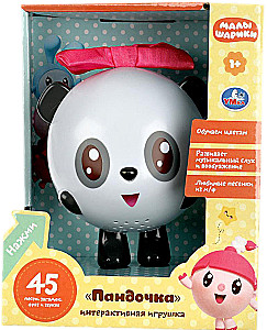 Entwicklungsspielzeug. Geschichtenerzähler-Panda