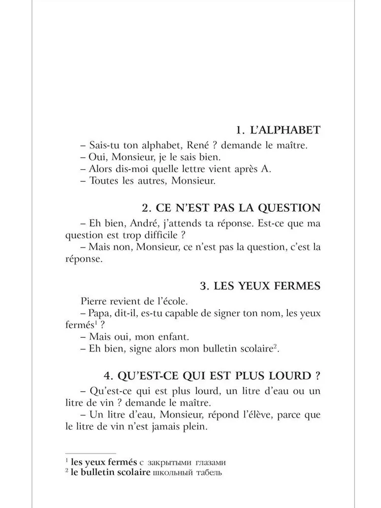 Funny Stories (Histoires pour rire) - in French