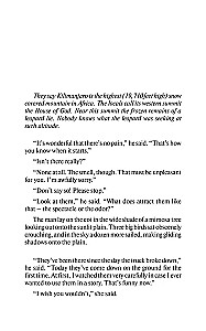 Die Schneewälder des Kilimandscharo und andere Geschichten (The Snows of Kilimanjaro and Other Stories)