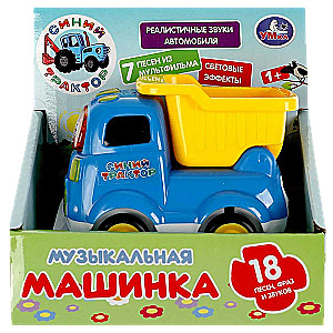 Musikalisches Auto Blauer Traktor (18+ Lieder, Sätze und Geräusche)