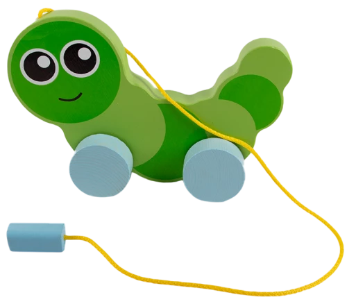 Wooden Pull Toy - Caterpillar