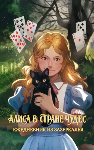 Alice im Wunderland. Notizbuch aus dem Spiegelreich