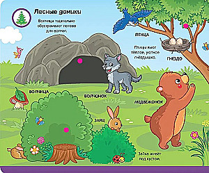 Sticker Book. Forest Animals