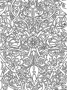 Zeichnungen und Muster im Jugendstil. Ausmalen und Entspannen