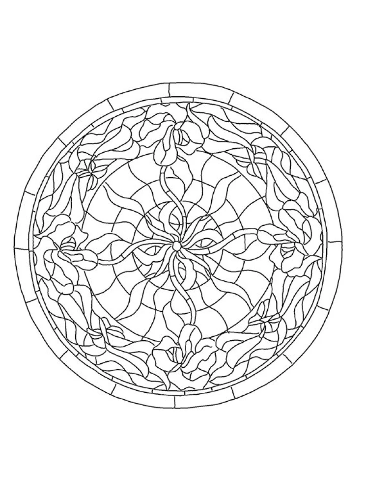 Zeichnungen und Muster im Jugendstil. Ausmalen und Entspannen