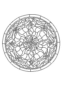 Zeichnungen und Muster im Jugendstil. Ausmalen und Entspannen