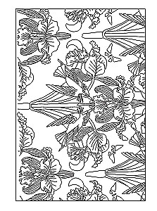 Zeichnungen und Muster im Jugendstil. Ausmalen und Entspannen