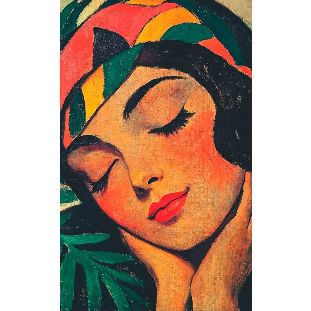 Notes Inspiration. Sztuka. Notatki. Rossetti (dziewczyna z kwiatami we włosach)