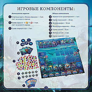 Настольная игра - Акватика. Коралловые рифы (дополнение)