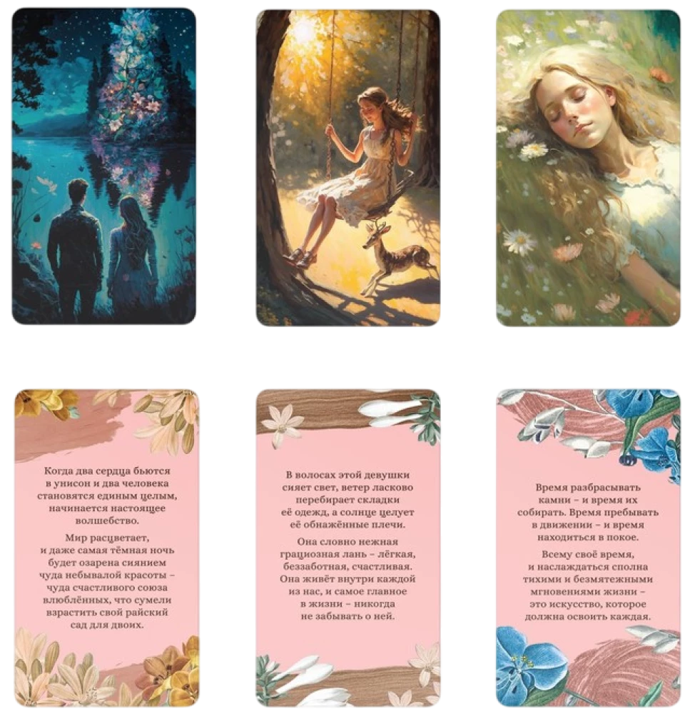 Metaphorical Associative Cards - Letter to Yourself (50 cards)