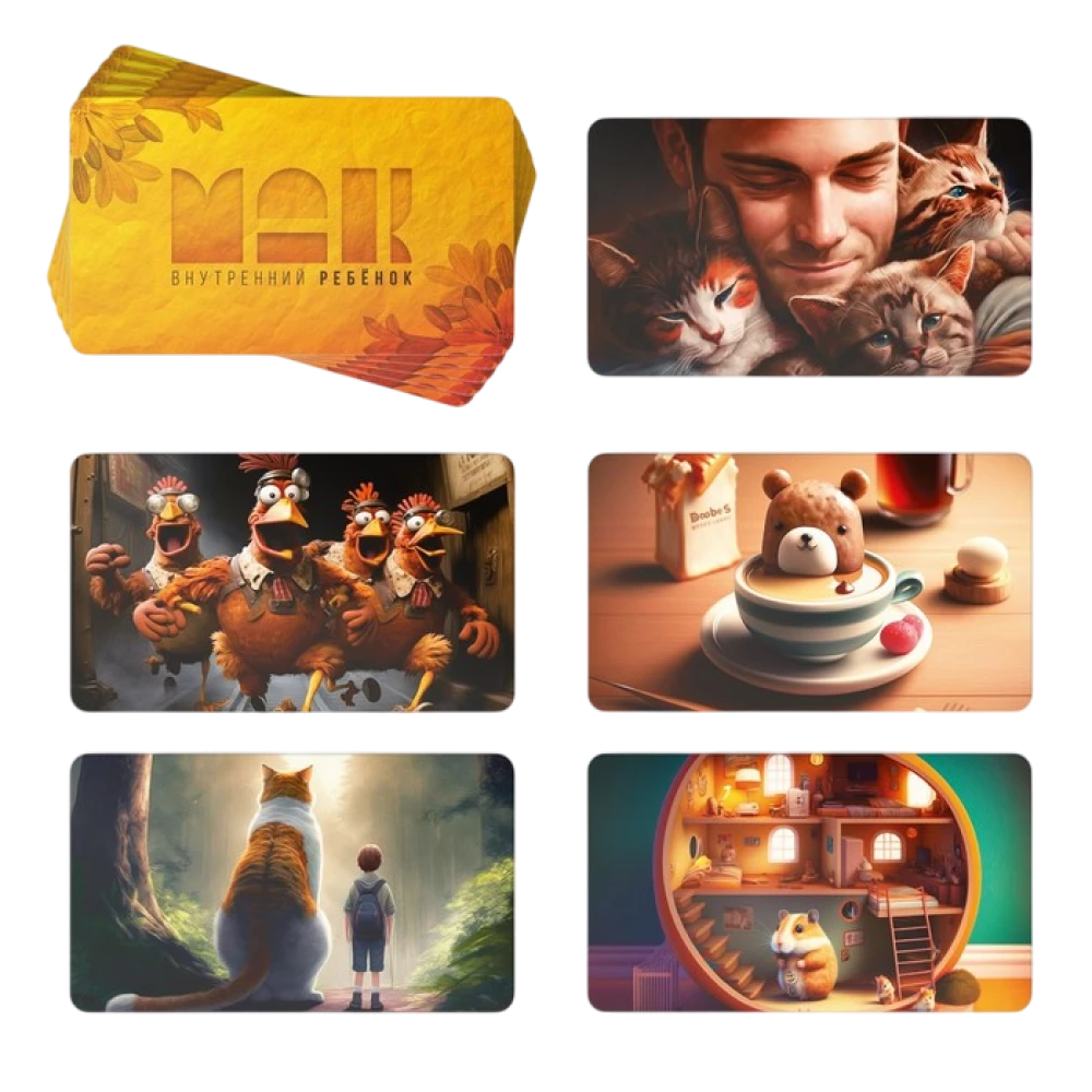 Metaphorical Associative Cards - Inner Child (50 cards)
