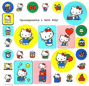 Hello Kitty. Sticker Album. Yellow (100 pieces)