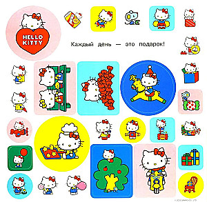 Hello Kitty. Sticker Album. Yellow (100 pieces)