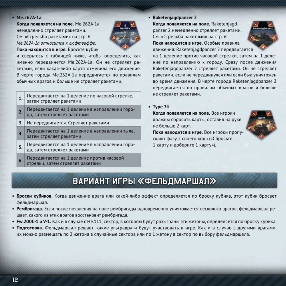 Gra planszowa - War Thunder. Oblężenie. Wunderwaffe (dodatek)