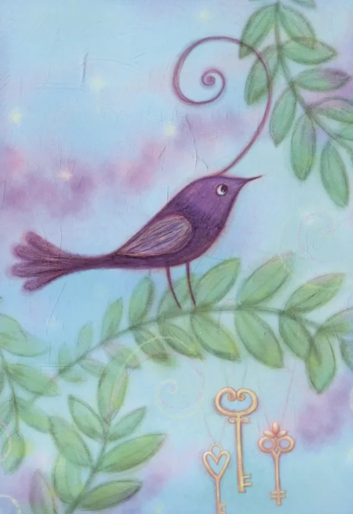 Metaphorical postcards for tranquility and harmony. Tales of the Great Forest: set your free-spirited soul bird free.