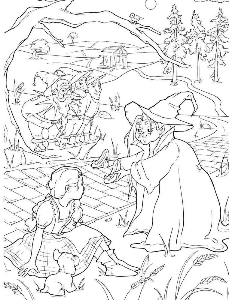 The Wizard of Oz. Art Coloring Book