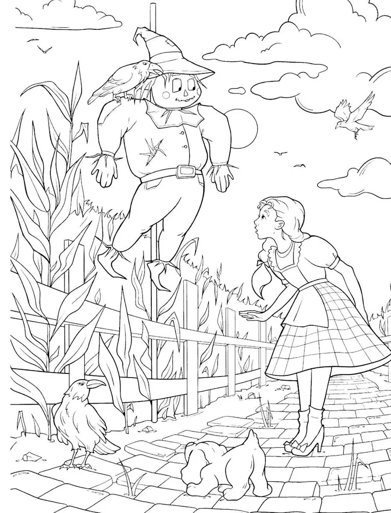 The Wizard of Oz. Art Coloring Book