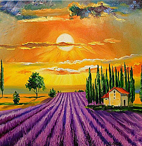 Paint by Numbers - Lavender Field