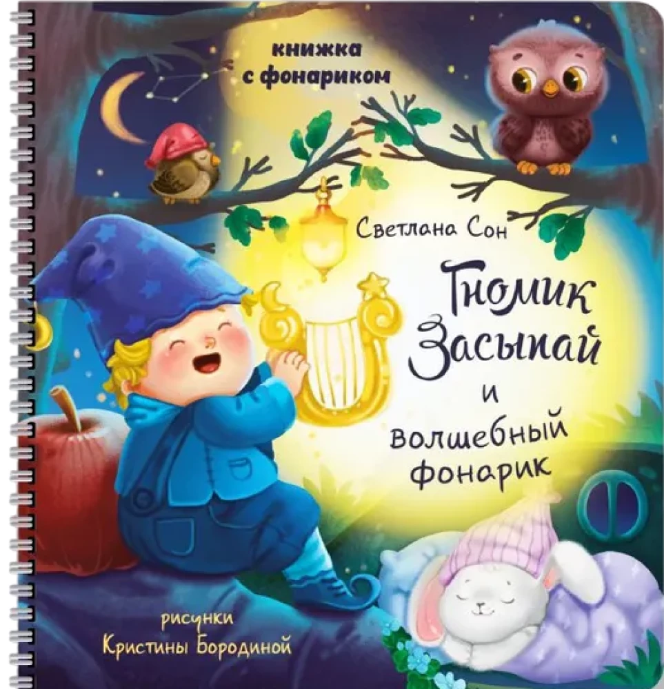 Book with a Flashlight - Gnome Sleepyhead and the Magic Flashlight