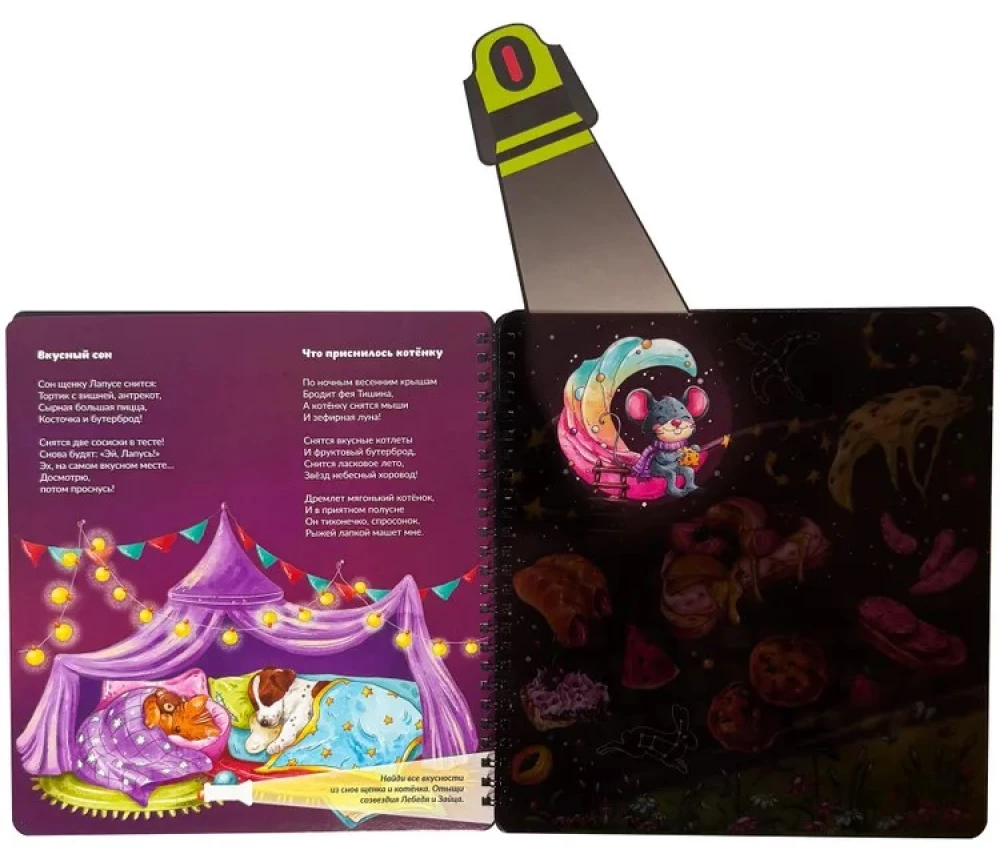 Book with a flashlight - Gnome Sleepyhead and the magic flashlight