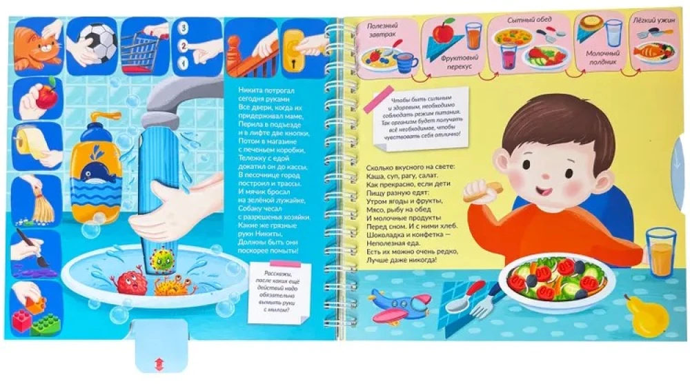 Interaktive Buch Nützliche Gewohnheiten