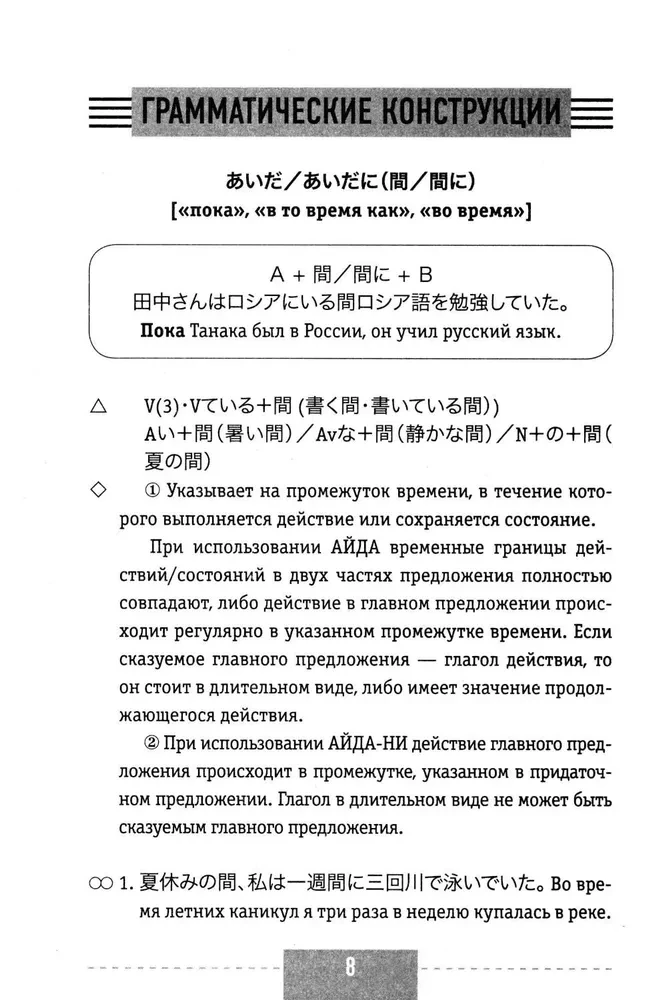 Japanisch. Vollständige Grammatik in схемах und Tabellen