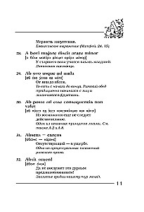 Eternal truths in eternal Latin. De verbo in verbum. Latin sayings