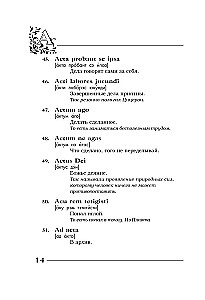 Eternal truths in eternal Latin. De verbo in verbum. Latin sayings