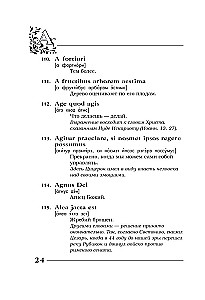 Eternal truths in eternal Latin. De verbo in verbum. Latin sayings