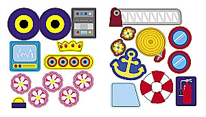 Cut-Outs with Stickers. Toys